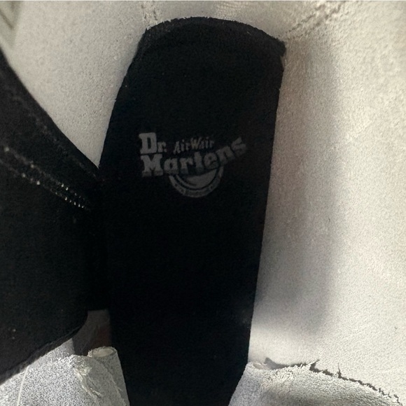 Dr. Martens Jadon Chunky Platform Lace up Side Zip Leather Combat Boots Size 7 - Picture 12 of 12